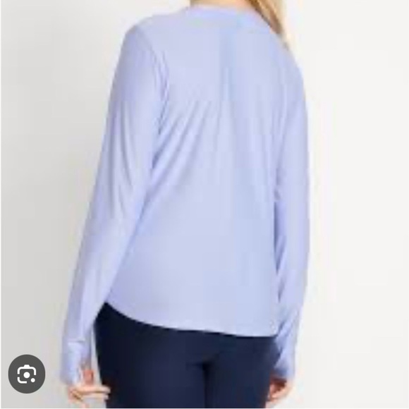 Light Blue Active Base Layer Long Sleeve Top NEW - Picture 3 of 12